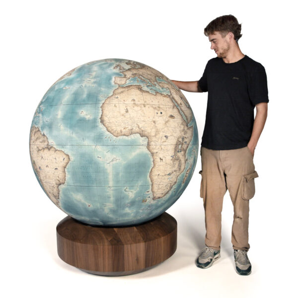 Personalisation Example : 127cm Churchill Large Rotational Globe