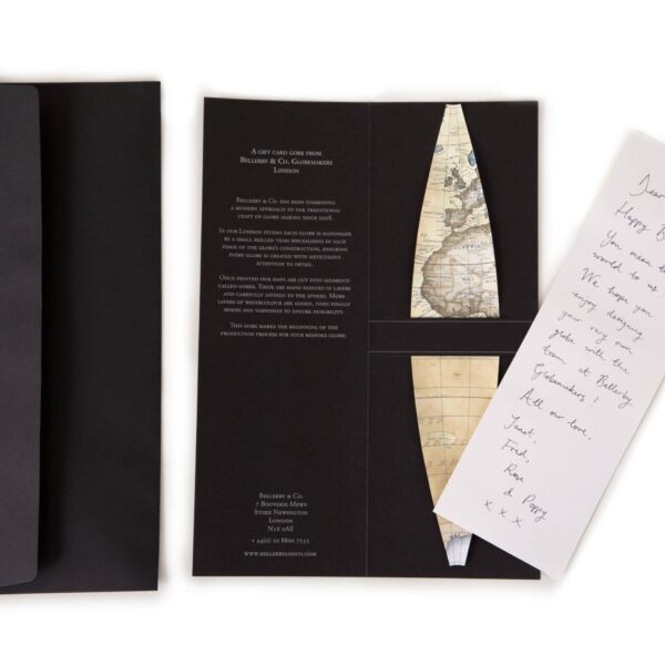 Gift Cards - Deposit Towards a Bespoke Globe or Map