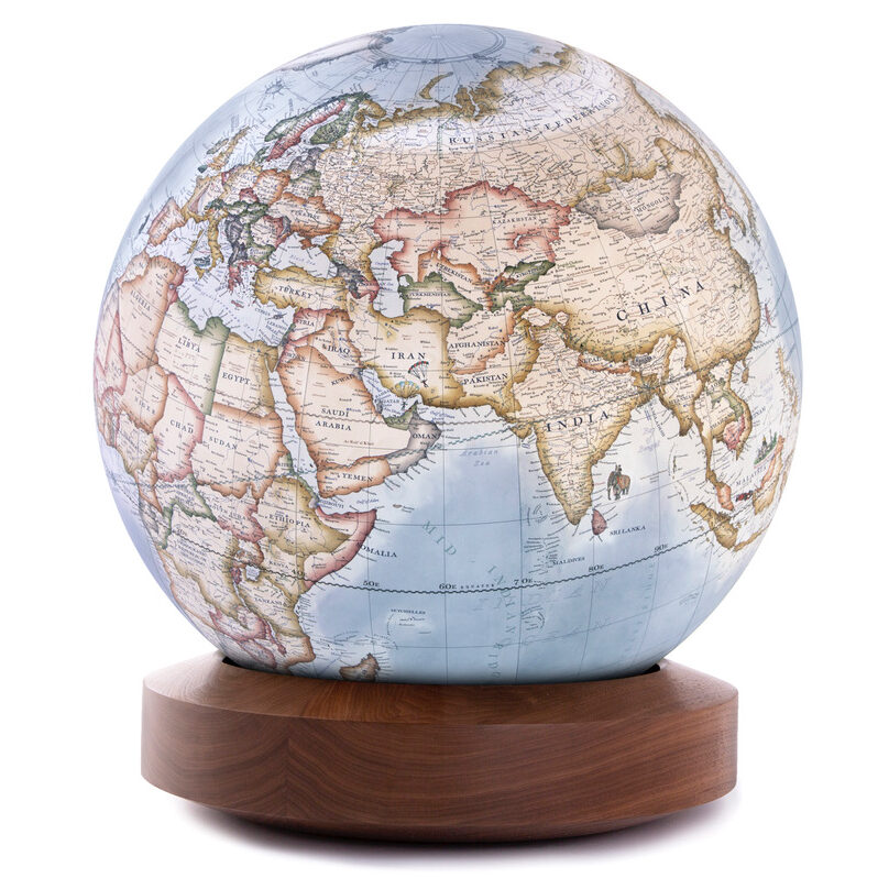 Wood Albion Options - 36cm Desktop Globe - Bellerby & Co Globemakers