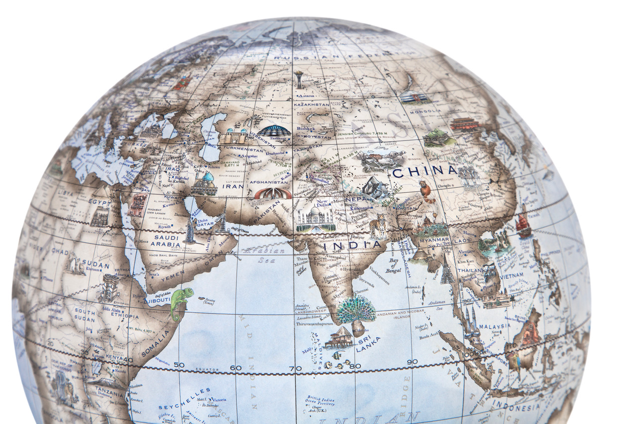 Eight Sided - Mini Desk Globe - Bellerby & Co Globemakers