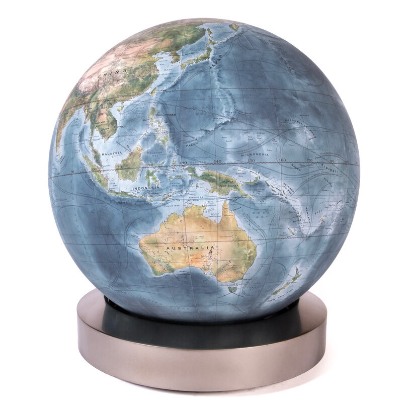 Titanium - 36cm Albion Desktop Globe - Bellerby & Co Globemakers