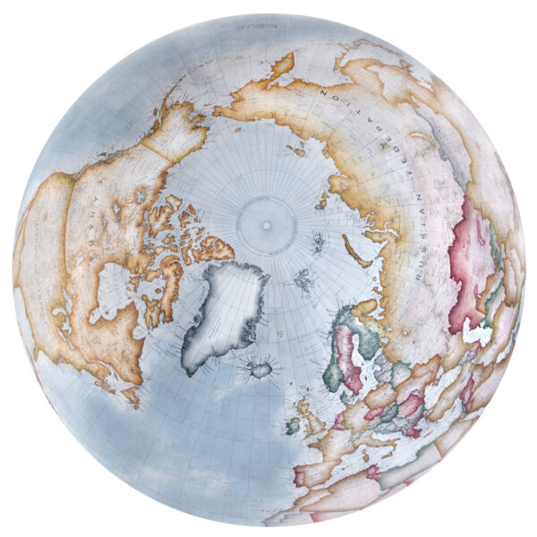 127cm Aluminium Albion - Large Rotational Globe