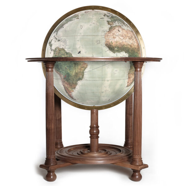 The Reeded Leg - Floor Standing Globe