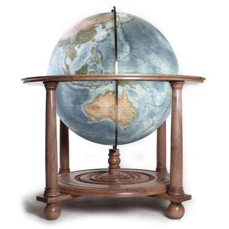 The Rounded Leg - Traditional Handcrafted Floor Standing Globe