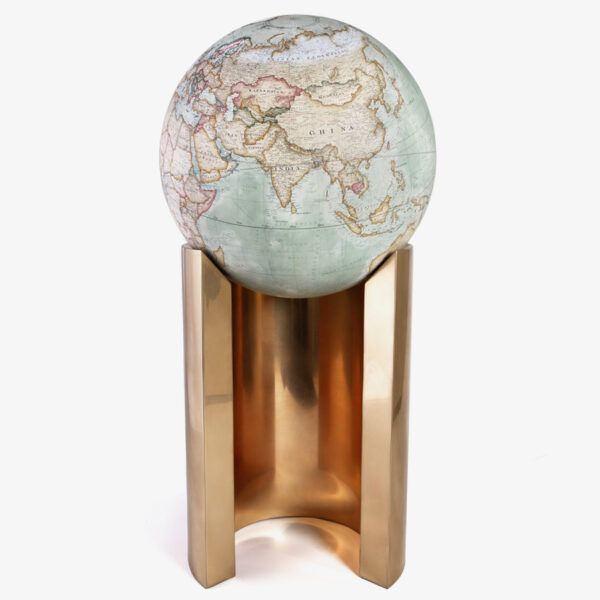 The Bronze Curve - 65cm - Rotational Medium Floor Globe