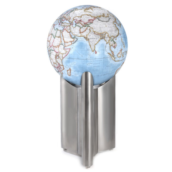 Tri Aluminium - 80cm Floor Standing Globe - Bellerby & Co Globemakers