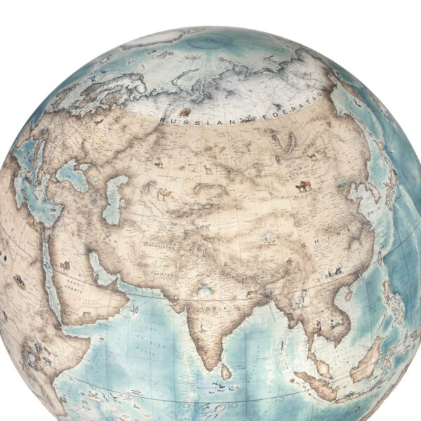 127cm Aluminium Albion - Large Rotational Globe